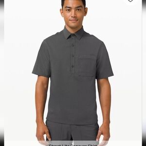 Lululemon Athletica Street Lite Popover Shirt  Pocket Lightweight XL